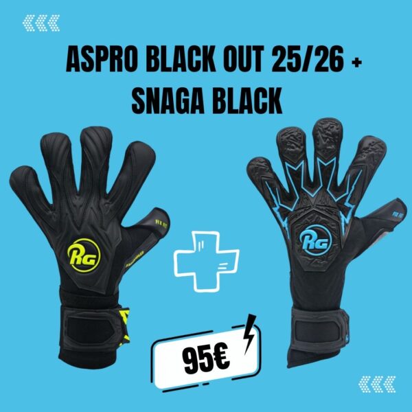 Imagen Pack Aspro Black Out 25/26 + Snaga Black 24/25